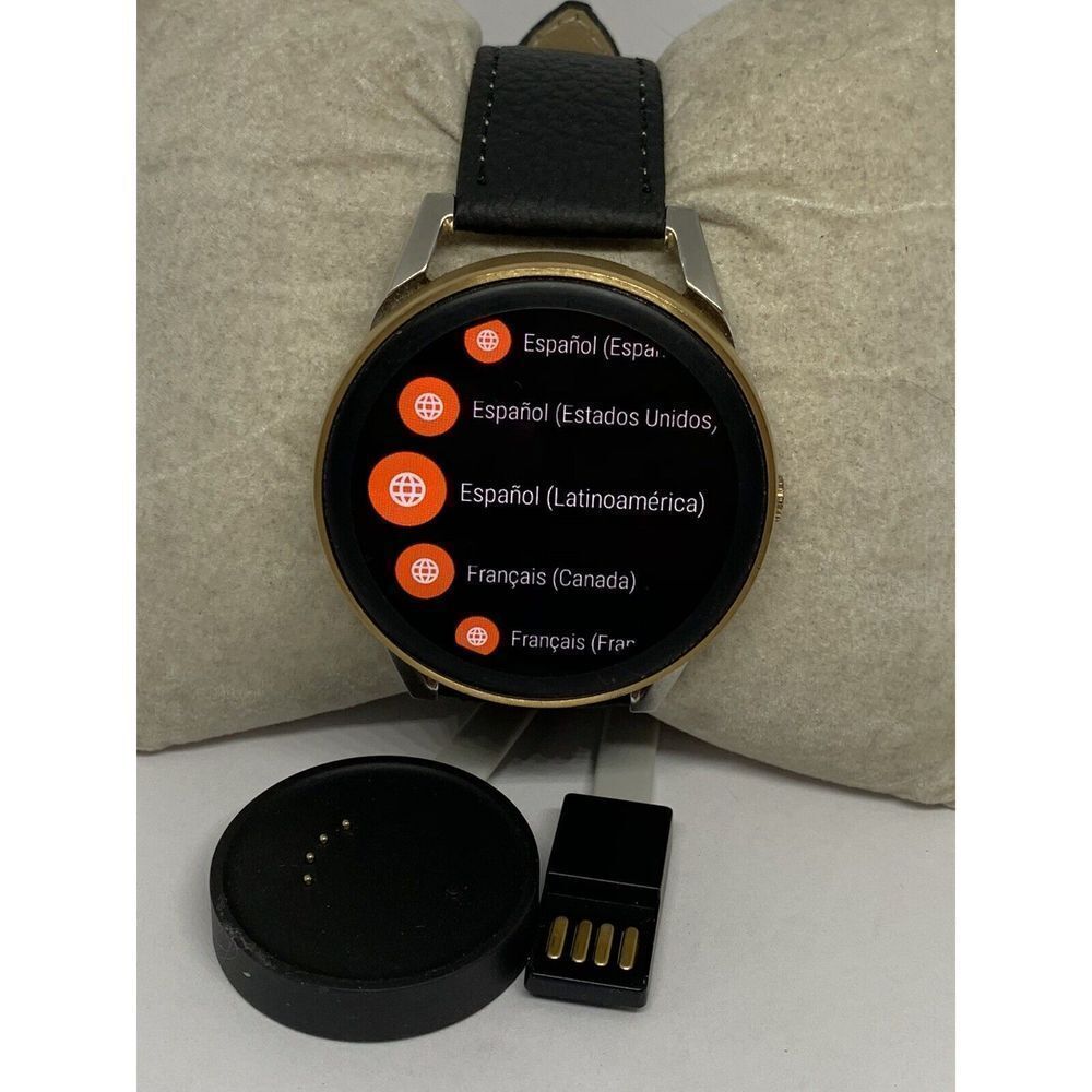 Fossil Gen 3 FTW7001 Brown Leather Digital Dial Genuine Smart Watch ZA414